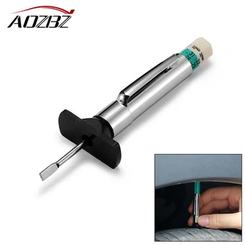 

Tyre Measuring Pen Color Coded Universal Tyre Tread Depth Measuring Tool Cylindrical 25mm Depth Gauge
