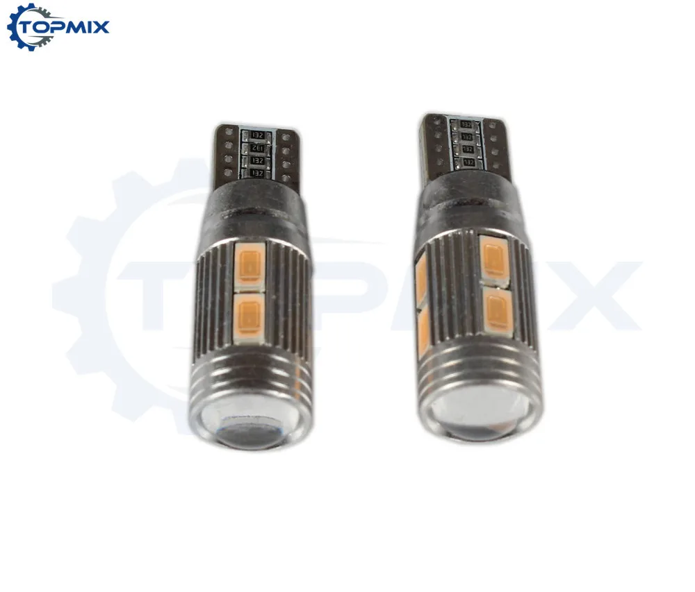 2 x W5W 10SMD CANBUS T10 5630 SMD 194 светодиодный автомобильные лампы без ошибок клиновые CAN BUS
