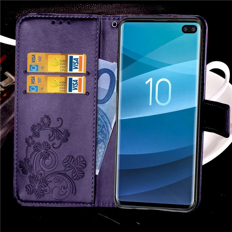 Чехол Кошелек для телефона Samsung Galaxy S10 плюс S10E S8 S9 M10 M20 A10 A30 A40 A50 A6s J6 J4 A9 2018 Bling