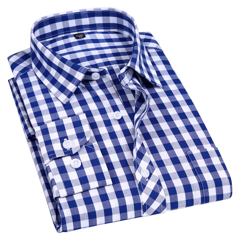 2019 جديد الرجال عارضة منقوشة قميص عالية الجودة 100% قميص قطني بكم طويل الذكور قمصان ساحة الشبكة الاجتماعية الأعمال عارضة قميص 2019 جديد الرجال عارضة منقوشة قميص عالية الجودة 100% قميص قطني بكم طويل الذكور قمصان ساحة الشبكة الاجتماعية الأعمال عارضة قميص