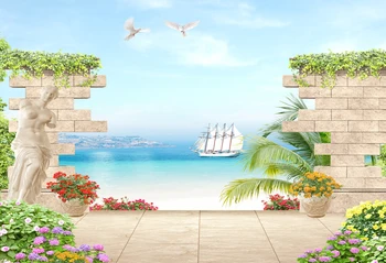 

Summer seascape Backdrop Photo background photography backdrops newborn photography props photo studio Xt-6578