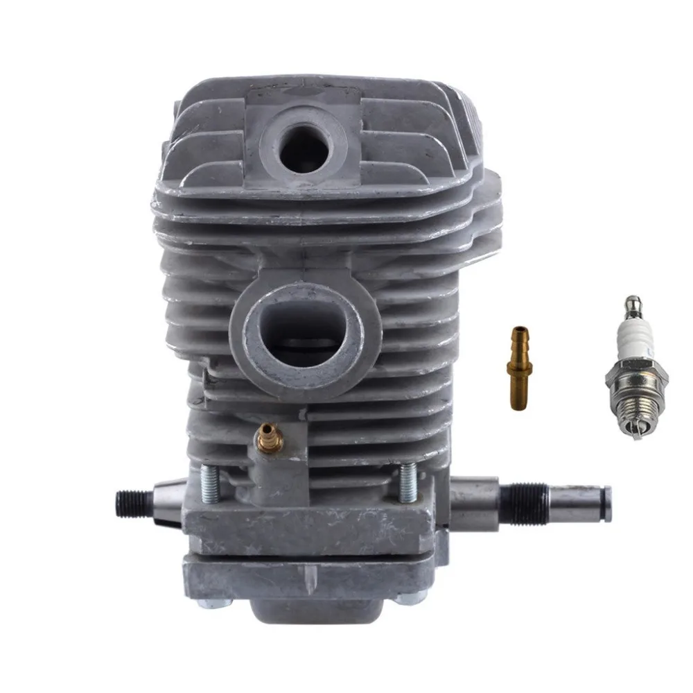 

42.5mm Cylinder Assembly with Spark Plug Replacement Crankcase Connector for STIHL 023 025 MS230 MS250 Chainsaw