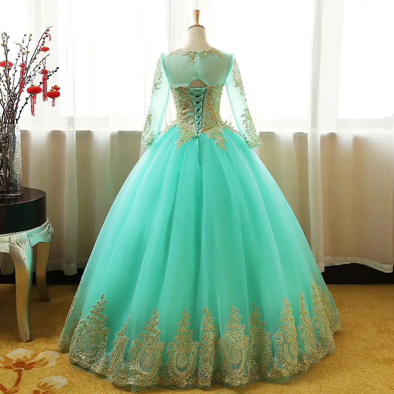 Champagne-Princess-Quinceanera-Dresses-Long-Sleeve-Ball-Gown-Girls-Masquerade-Sweet-16-Dresses-Ball-Gowns-Vestidos (1)