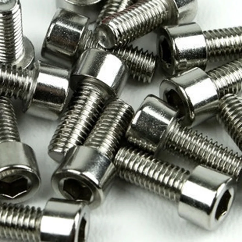 1000pcs DHL Free shipping Mountain bike kettle rack screws M5 * 12 mm wholesale hexagon screws