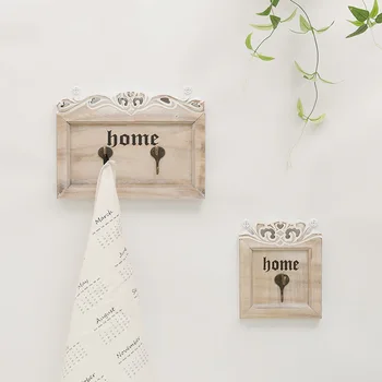 

European Style Iron Hanger for hanging keys hats towel and coat Letter HOME pattern key holder wall Kitchen Bathroom wall Hook