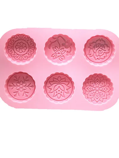 

round big moon cake mold soap silicone baking molds DIY chocolate making tool