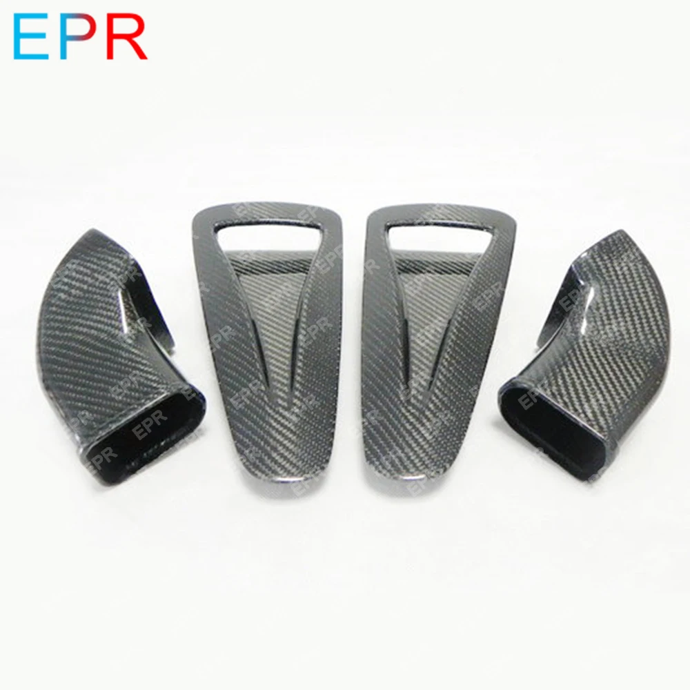 

For Nissan R35 GTR Carbon Fiber OEM Hood Vents Set Body Kit Car Styling Car Tuning Part For GTR R35 Hood Cold Air Intake Tunnel