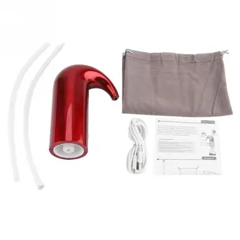 

USB Rechargeable Multi-Functional Electric Wine Aerator Automatic Pouring Decanter Dispenser safe and non-toxic