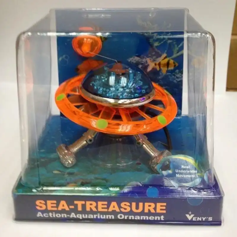 Funny Suspended UFO Connection Air Pump Aquarium Decoration Aerator for
