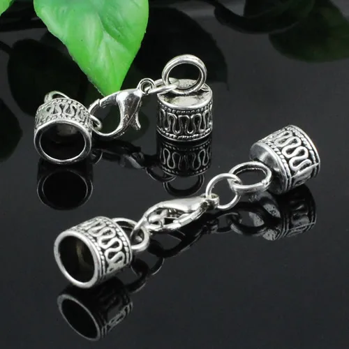 10 компл./лот модные заглушки для шнура из цинкового сплава подходят наконечников