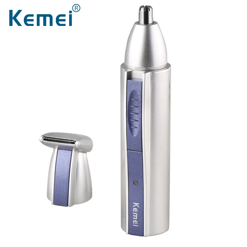 

KEMEI KM-3300 Portable 2in1 Multifunction Cheap Mini Electric Nose Ear Hair Sideburns Templates Trimmer Men and Women Face Care