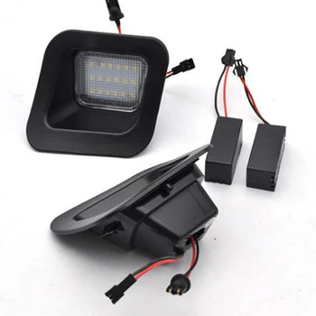 

2pcs LED Car License Number Plate Lights for Dodge RAM 1500 2500 3500 2003-2015 Auto White Illumination Licence Plate Light