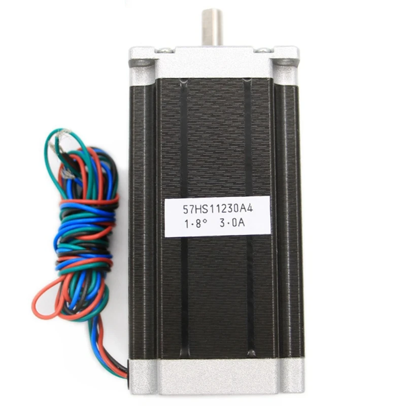 Stepper Motor 112 X 57Mm High Torque 3.0A 3Nm Two-Phase 4-Wire Single-Axis 24V Stepper Motor
