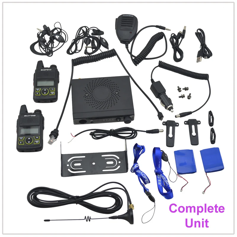 Мобильный автомобильный мини трансивер BAOFENG MINI 1 UHF 400 470 МГц 15 Вт с 2 рации +