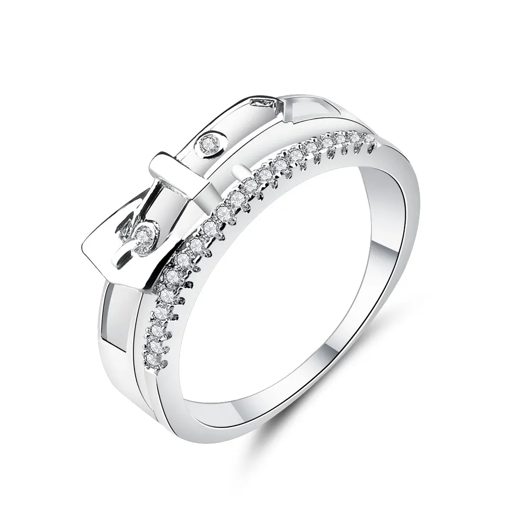 Beiver, панк, Крутое серебряное кольцо на пояс для женщин, кольцо с кристаллами, цирконием, модное, индивидуальное, свадебные, вечерние, ювелирные изделия, подарок на день Святого Валентина