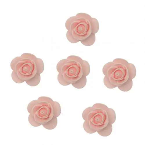 500 шт имитация мини шелковая пена роза искусственная Цветочная подделка Цветок голова букет вечерние свадебные украшения для самодельного изготовления поставки - Цвет: Skin Colour