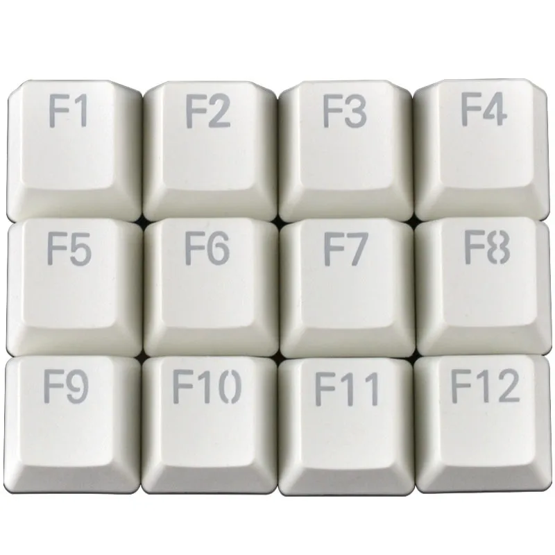 Колпачки для клавиш с подсветкой PBT F1 ~ F12 12 в комплекте колпачки Cherry MX колпачками