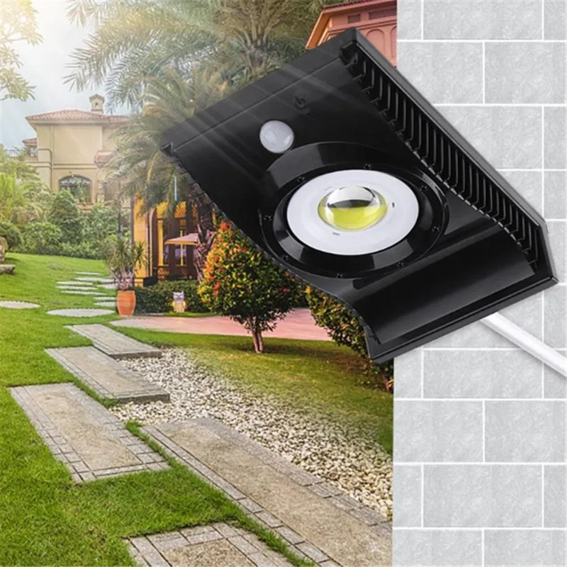 

New DC 3.7V 2.5W Solar LEd Light COB LED PIR Motion Sensor Street Light Outdoor Waterproof Garden Pathway Security Road Lamp
