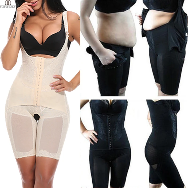 Miss Moly Full Body Shaper Invisible Butt Lifter Corset Push Up Recovery Shapewear Modeling Belt Women Tummy Control Underwear
