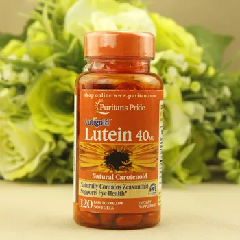 

Free Shipping Lutein 40 mg 120 Pcs Natural carotnoid