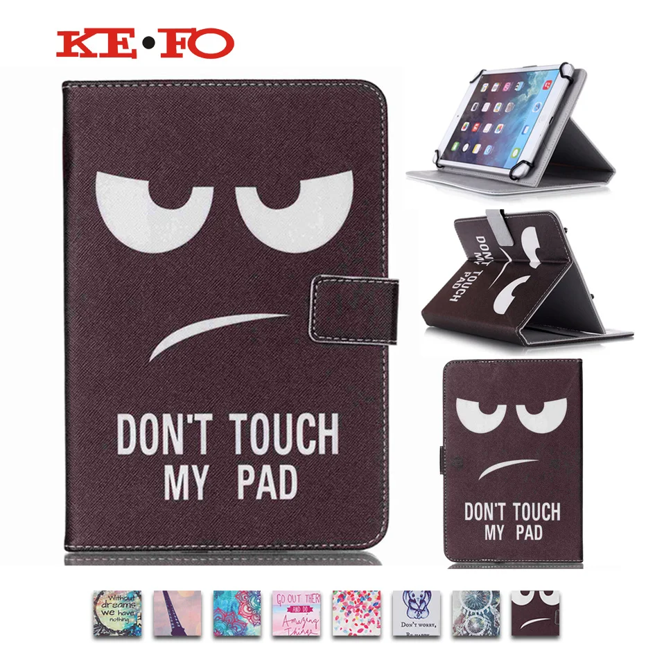 

Wallet universal 10 10.1" inch tablet Fashion style PU Leather case For Lenovo Idea Tab A10-70 A7600 Android cover Y5C53D