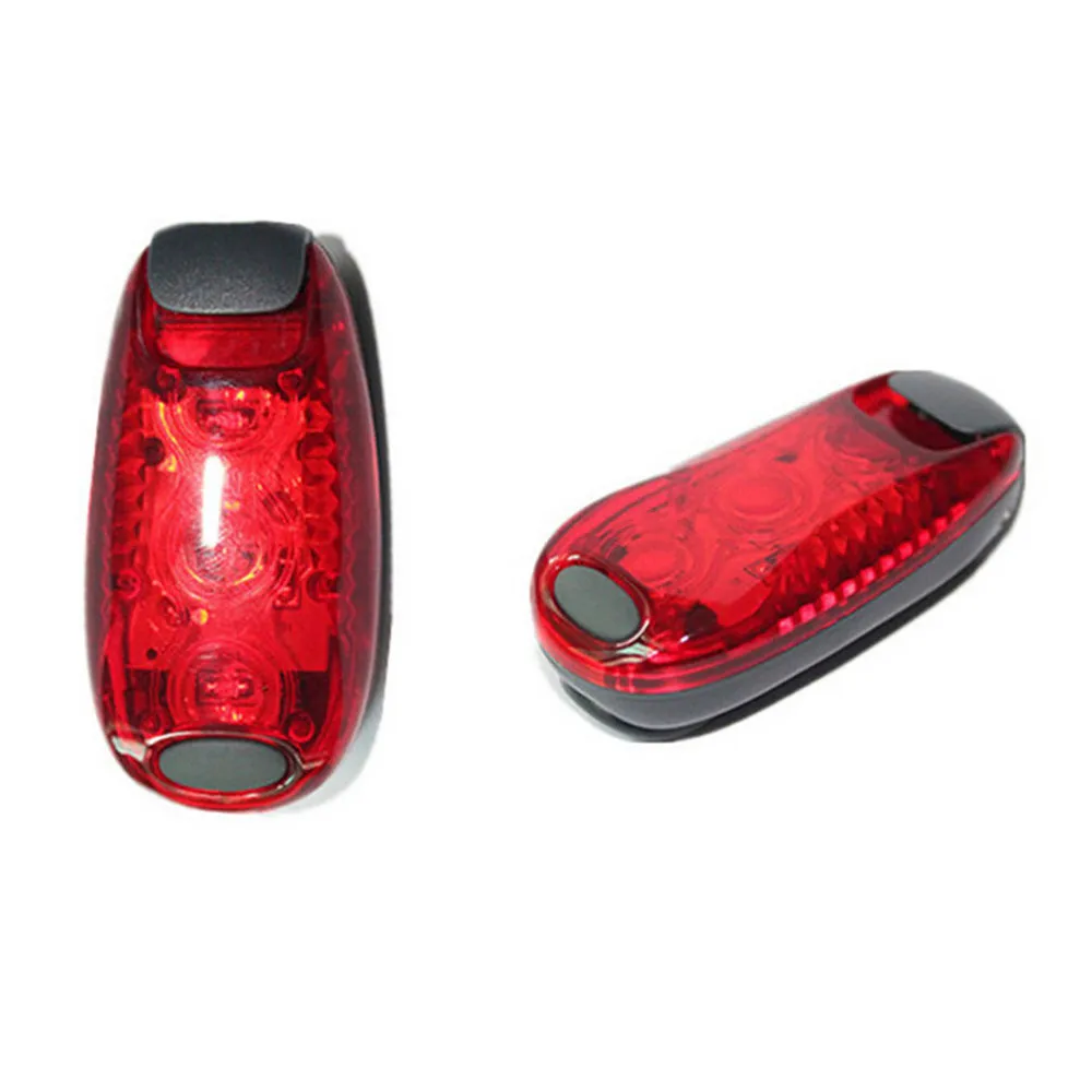 Excellent 3 LED Light Clip on for Running Bike Rear Lamp Cycling Jogging Safety Warning SE  Tail light for bike or bicycle 3 LED 5