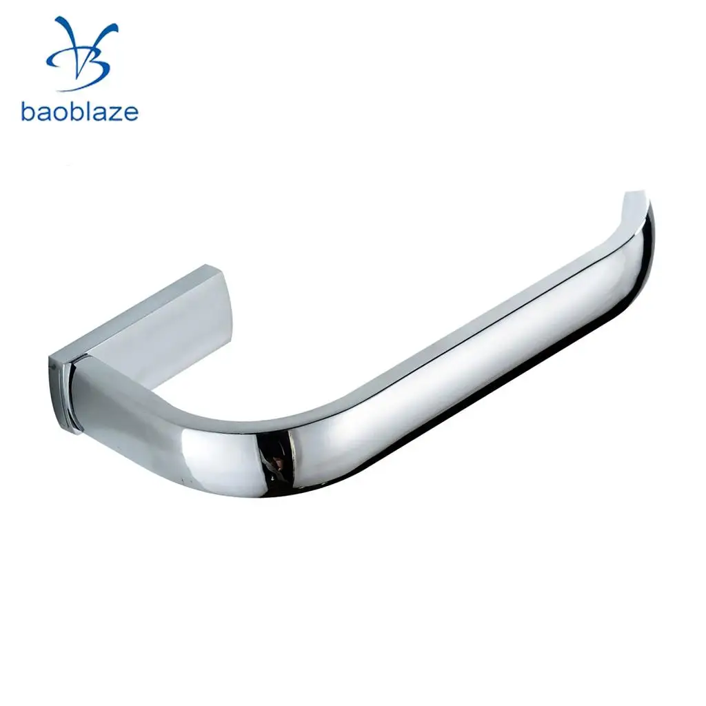 Brass Toilet Paper Towel Holder Bathroom Roll Tissue Storage Hook