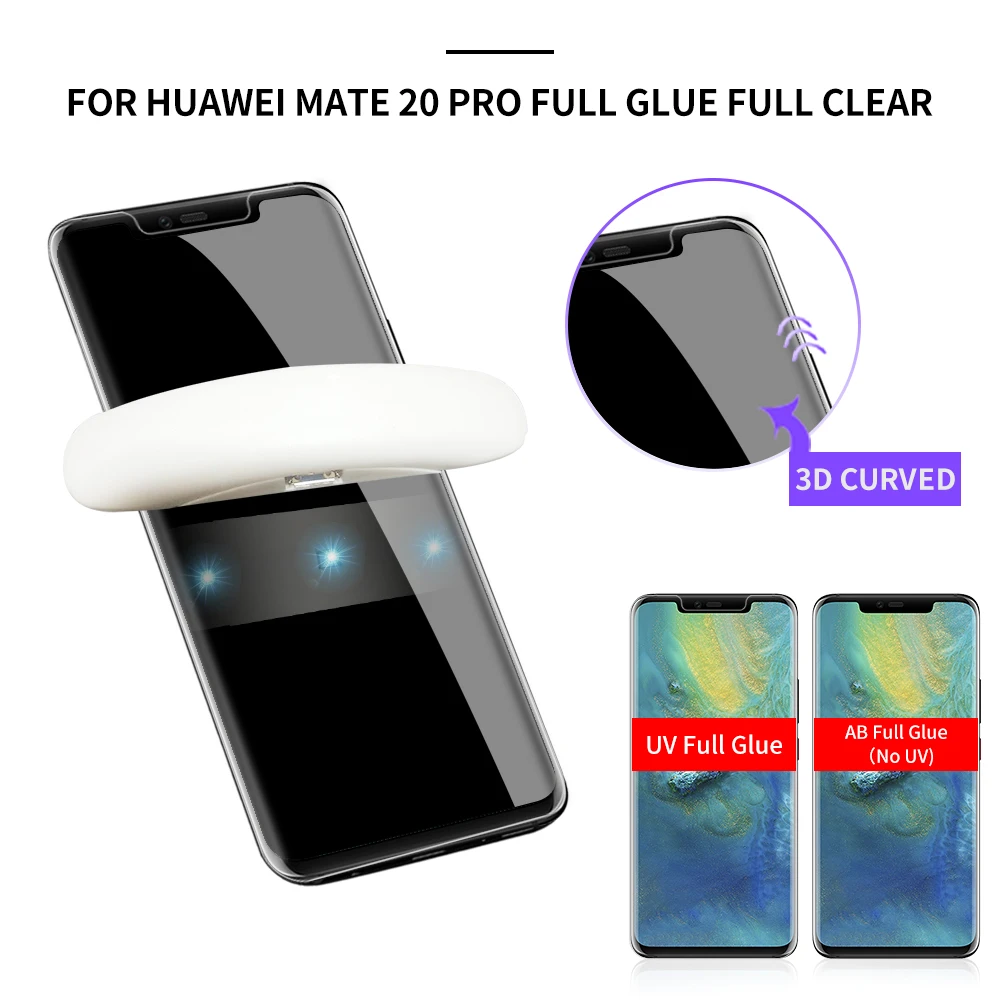 Закаленное стекло 9H для huawei mate 20 lite mate 20x mate 20 pro, защитное стекло 5d 3d на mate20 pro, УФ-пленка