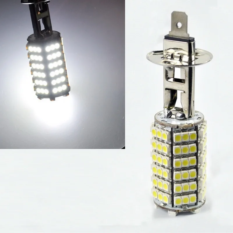 12 в H1 120 SMD светодиодный противотуманный фонарь фара лампа холодный белый свет для