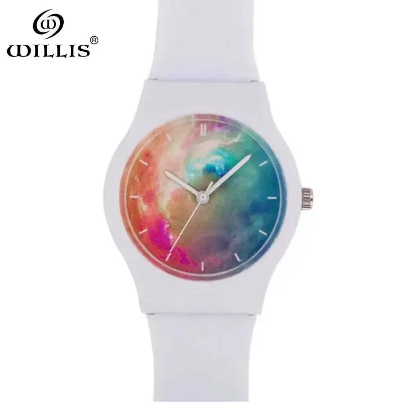 

WILLIS Brand Fashion Sports Women WristWatches Waterproof Silicone Watchband Top Luxury Brand Ladies Harajuku Quartz Clock 2017