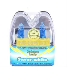 SZKDCE 2 шт H9 12 в 100 Вт 6000 К H9 ксенон супер белый галогенный автомобильный светильник, источник лампы, головной светильник s, автомобильная лампа для парковки автомобилей