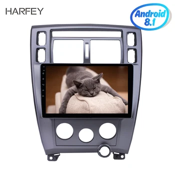 

Harfey 10.1" Android 8.1 Car GPS Auto Radio Navi Multimedia Player Stereo Bluetooth 3G WiFi SWC For 2006-2013 Hyundai Tucson LHD