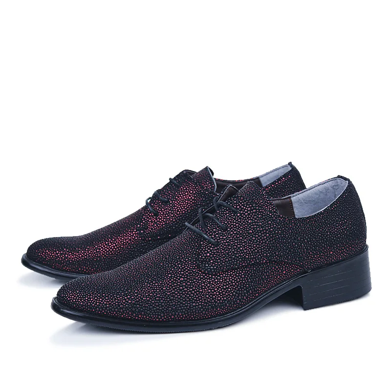 designer rhinestones leather shoes men italian fashion wedding party male footwear evening boy brogue dress oxford shoes for men (15)