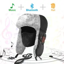 

Bluetooth Headphone Winter hat with Control Panel, Removable Headphones, Charges via USB, for Outdoor Sports, Men & Women