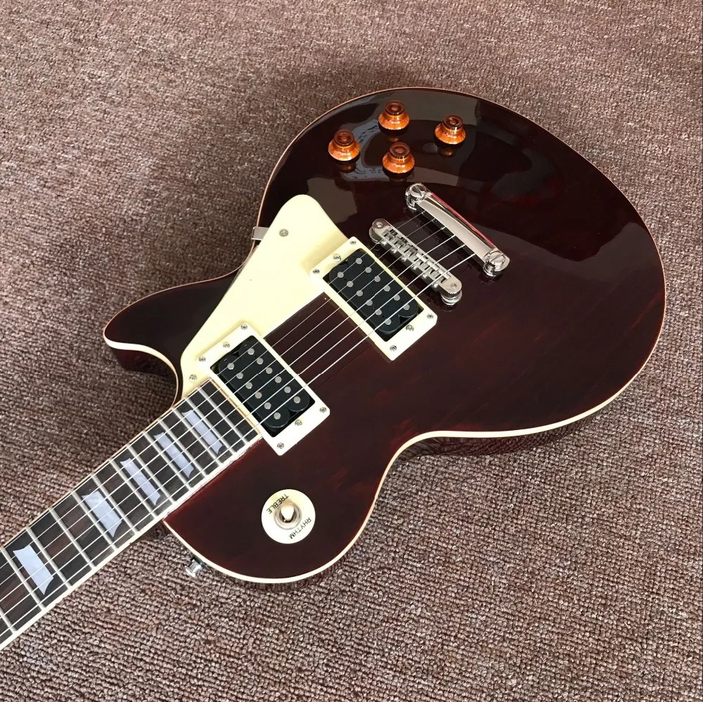  Custom shop, standard custom electric guitar.fingerboard binding Standard gitaar,one piece neck and one piece body guitarra.