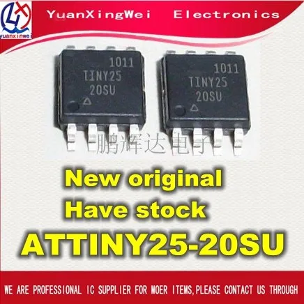 Новый оригинальный! Бесплатная доставка 10 шт. ATTINY25-20SU ATTINY25 СОП-8