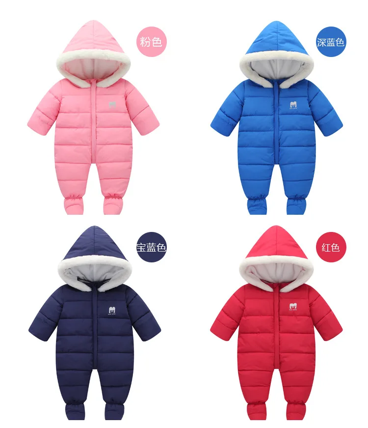 NYSRFZ/Новинка; зимняя хлопковая одежда для новорожденных; плотная одежда для мальчиков и девочек; одежда для альпинизма; пуховик для малышей