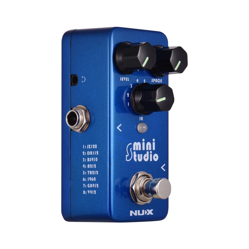 

NSS-3 Mini Studio Speaker Cabinet Simulator Effect Pedal Impulse Response IR Loader Built-in 8 Speaker Cabinet Models
