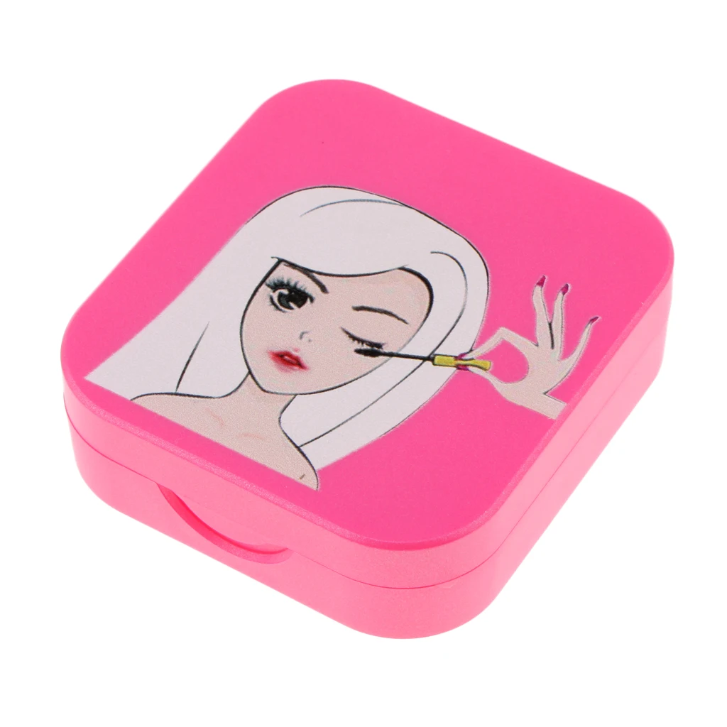 

Portable False Eyelashes Carrier Container Eyelash Storage Case with Mirror Lash Holder Box for Women Travel Use