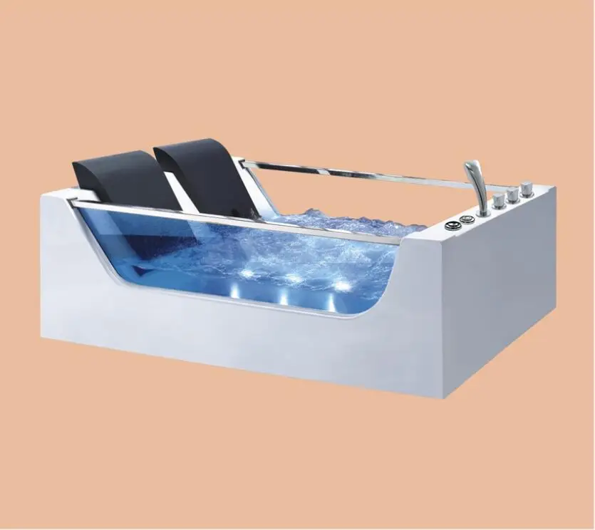 1800mm Fiberglass whirlpool Bathtub Acrylic hydromassage Surfing Colourful LED Light Bubble Tub NS3027 1800mm Fiberglass whirlpool Bathtub Acrylic hydromassage Surfing Colourful LED Light Bubble Tub NS3027