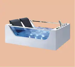 1800 мм Стеклопластик джакузи Ванна Акриловая гидромассаж серфинг яркие светодиодный свет пузырь ванна NS3027