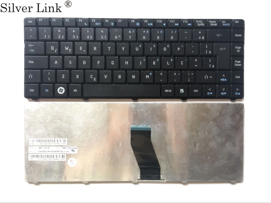 

BR Brazil keyboard For ACER Aspire 4332 4732 4732Z D525 D725 black laptop keyboard BR layout