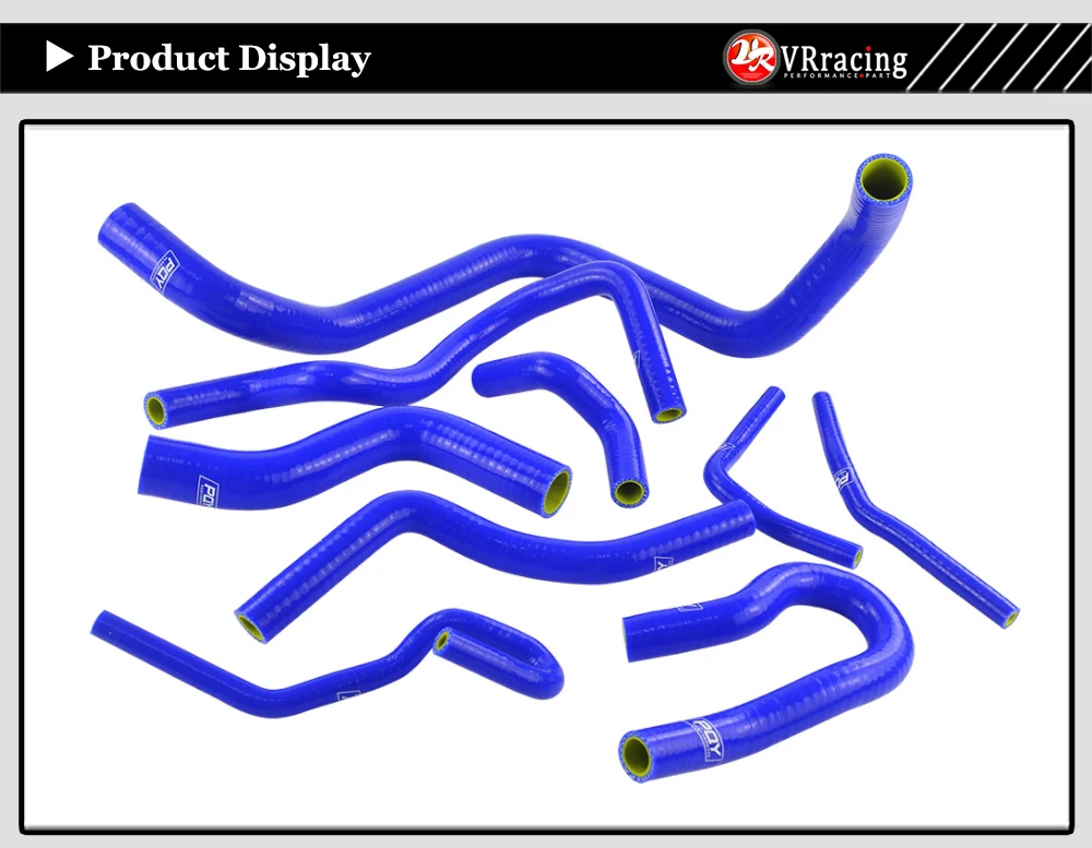 Синий и желтый D15/16 силиконовый радиатор охлаждающей жидкости шланг силиконовый шланг комплект для Honda CIVIC SOHC D15 D16 EG EK 92-00 с логотип pqy