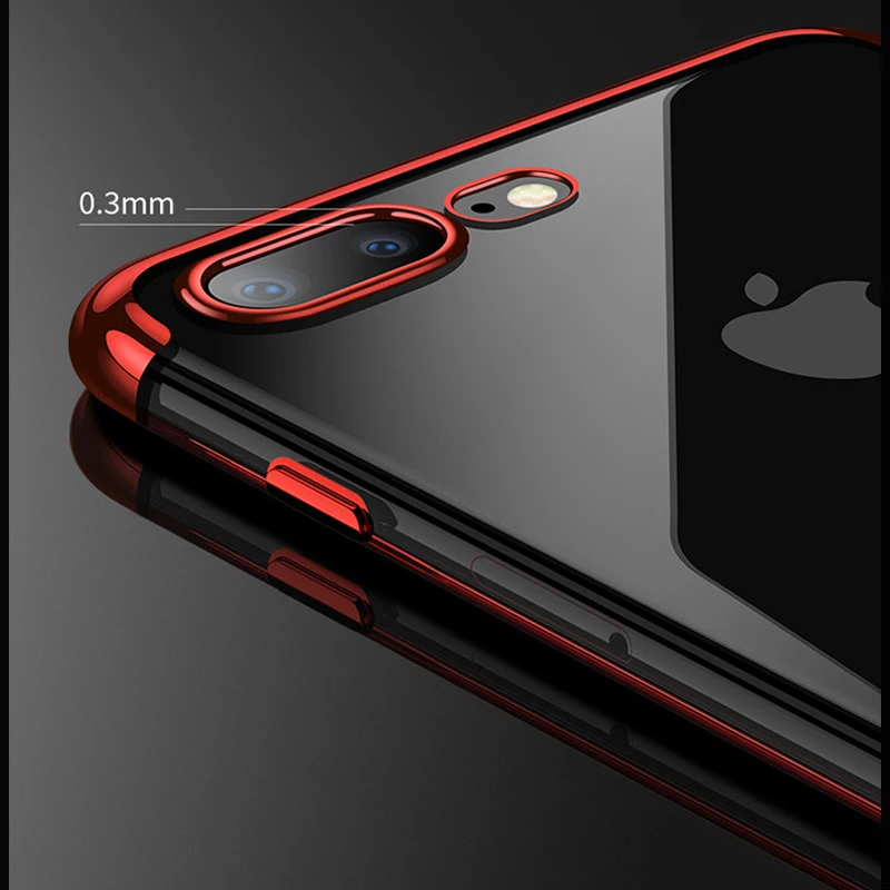 Ультратонкий Прозрачный чехол для iPhone X S 10 8Plus 7 6S 6 11 Pro XS Max XR|Бамперы| |