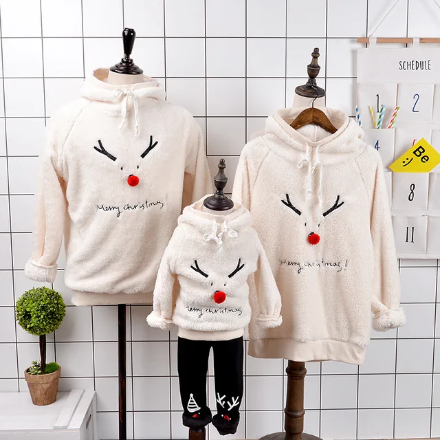 Ropa a juego para familias 2018 invierno Navidad suéter
