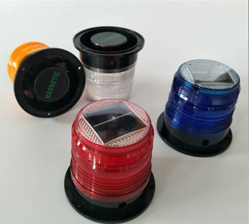 Solar à Prova Teto com Forte Magnético e Luz de Farol de Estrada Luz de Advertência do Flash Cores Dwaterproof Água Luz Estroboscópica Tráfego 6 Led