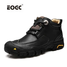 Модные мужские ботинки ручной работы; ботильоны из натуральной кожи; два стиля; Осенняя рабочая обувь; Мужская обувь; Прямая поставка