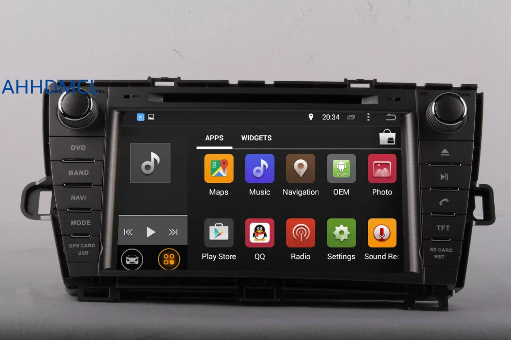 Cheap Car Multimedia Player Stereo Radio DVD Android 9.0 OS Navigation For Toyota Prius Left Hand Drive 2009 2010 2011 2012 2013 ~Up 3