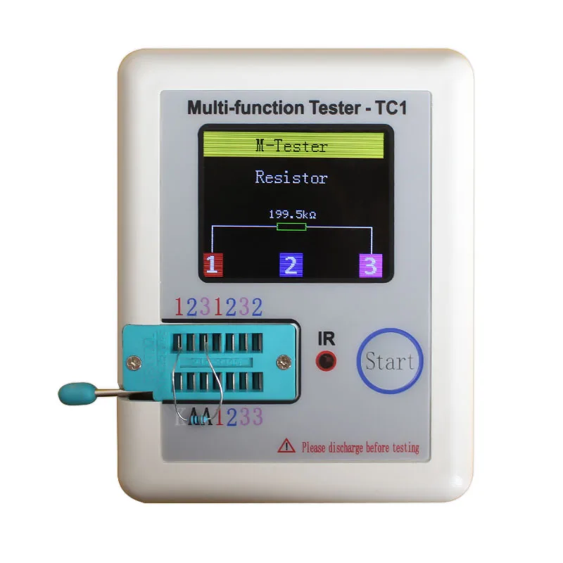 

LCR-TC1 Transistor Tester TFT Diode Triode Capacitance Meter NPN PNP MOSFET