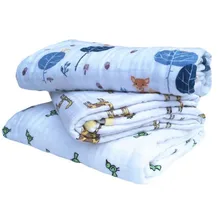 Buy Hot 2017 Aden anais Autumn newborn supplies baby gauze holds blankets thickening 100%Muslin cotton 2 layers with label 380g Free Shipping
